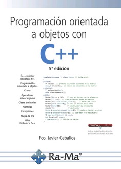 Programación orientada a objetos con C++ (5ª edición)