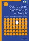 Quiero que mi empresa salga en Google. (3ª Edición actualizada)